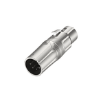 Roxtone RA5XM3XF 5 - Pin XLR Male to 3 - Pin XLR Female Adapter - 