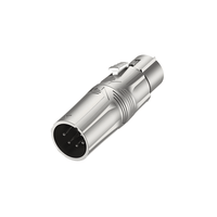 Roxtone RA5XM3XF 5 - Pin XLR Male to 3 - Pin XLR Female Adapter - 