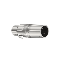 Roxtone RA5XM3XF 5 - Pin XLR Male to 3 - Pin XLR Female Adapter - 
