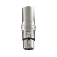 Roxtone RA5XM3XF 5 - Pin XLR Male to 3 - Pin XLR Female Adapter - 