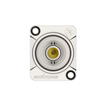 Roxtone RAB75D BNC Female Chassis Mount Nickel Plated Shell - 