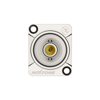 Roxtone RAB75D BNC Female Chassis Mount Nickel Plated Shell - 