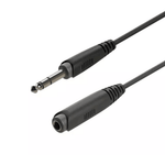 Roxtone RACC400L3 Samurai Series 6.35mm Stereo Jack to Socket Extension Cable (3 Meters) - 