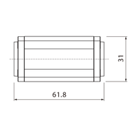 Roxtone RAS4MM Speakon Female to Speakon Female 4 Pole Adaptor - 