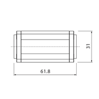 Roxtone RASX8MM Speakon Female to Speakon Female 8 - Pole Adaptor - 652811932553