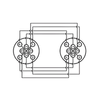 Roxtone RASX8MM Speakon Female to Speakon Female 8 - Pole Adaptor - 652811932553