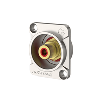 Roxtone RF2D - N RCA Female Chassis Mount Connector (Nickel Shell) - 6974862542166