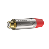 Roxtone RF2FC - NG RCA Inline Female Connector Pair (Nickel Shell / Gold Contacts) - 6974862546775