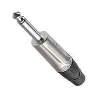 Roxtone RJ2P - NN 6.3mm Mono Jack Nickel Plated Shell Nickel Plated Contacts - 6974435412063