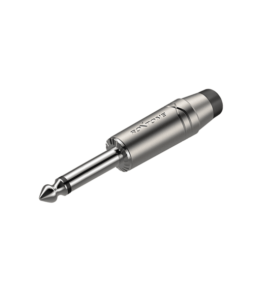 Roxtone RJ2PP-NN 6.35mm Mono Jack Nickel Plated - 6974435412063