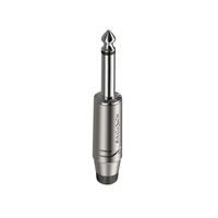 Roxtone RJ2PP-NN 6.35mm Mono Jack Nickel Plated - 6974435412063