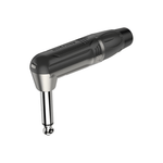 Roxtone RJ2RP - NN 6.35mm Right Angle Mono Jack Nickel Contacts & Nickel Shell - 652811931495