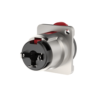 Roxtone RJ3FD - NT 6.3mm Stereo Jack Chassis Socket – Nickel Shell, Tin - Plated Contacts - 