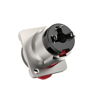 Roxtone RJ3FD - NT 6.3mm Stereo Jack Chassis Socket – Nickel Shell, Tin - Plated Contacts - 