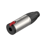 Roxtone RJ3FP - NN 6.3mm Stereo Jack Female Inline Connector – Nickel Plated - 6974862541862