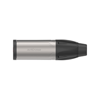 Roxtone RJ3FP - NN 6.3mm Stereo Jack Female Inline Connector – Nickel Plated - 6974862541862