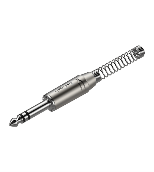 Roxtone RJ3PP - NN 6.3 mm Stereo Plug with nickel - plated shell and contacts - 6974862542111