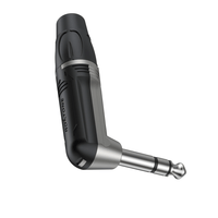 Roxtone RJ3RP‑NN 6.35 mm Right‑Angle Stereo Plug Connector - 6974435412094