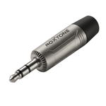 Roxtone RMJ3P - NN 3.5mm Stereo Jack Nickel Plated Shell Connector - 