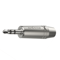 Roxtone RMJ3PP - 65 - NN Jack Connector - 3.5mm Stereo Male Nickel Plated - 6974862541855