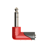 Roxtone RPAN245 Moulded Adapter 6.3mm Stereo Male – 3.5mm Stereo Female - 6974700879843