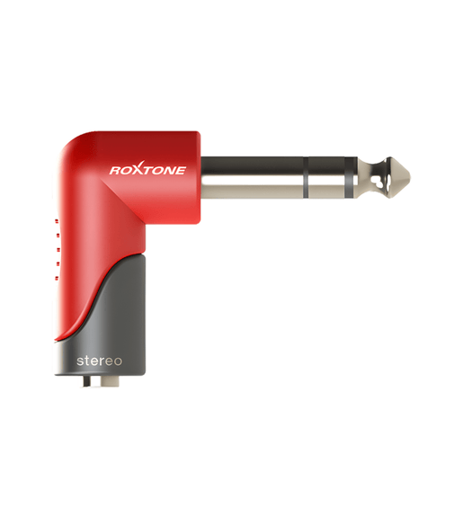 Roxtone RPAN245 Moulded Adapter 6.3mm Stereo Male – 3.5mm Stereo Female - 6974700879843