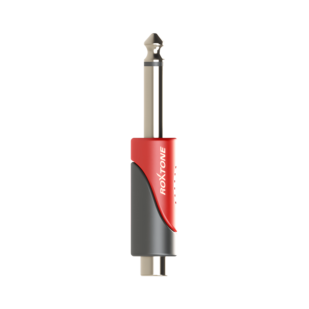 Roxtone Rpan260 Roxtone RPAN260 Moulded Adapter 6.3mm Mono Male – RCA Female Audio ...