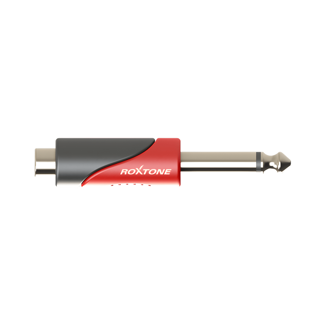 Roxtone Rpan260 Roxtone RPAN260 Moulded Adapter 6.3mm Mono Male – RCA Female Audio ...
