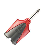 Roxtone RPAN300 Moulded Adapter 6.3mm Stereo Male - 2 x 6.3mm Stereo Female - 6974700879263