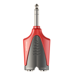 Roxtone RPAN300 Moulded Adapter 6.3mm Stereo Male - 2 x 6.3mm Stereo Female - 6974700879263