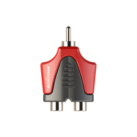 Roxtone RPAN310 Moulded Adapter RCA Male - 2 x RCA Female - 6974700879294