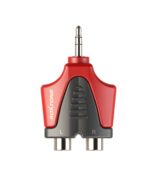 Roxtone RPAN360 Moulded Adapter 3.5mm Stereo Male - 2 x 3.5mm Stereo Female - 6974435412209