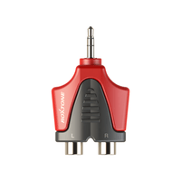 Roxtone RPAN360 Moulded Adapter 3.5mm Stereo Male - 2 x 3.5mm Stereo Female - 6974435412209