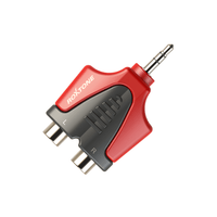 Roxtone RPAN360 Moulded Adapter 3.5mm Stereo Male - 2 x 3.5mm Stereo Female - 6974435412209