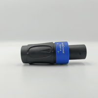 Roxtone RS4F-N-BU 4-Pole Speakon Female Cable Connector (Leader Series - Blue) - 