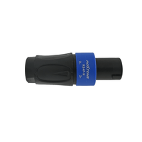 Roxtone RS4F-N-BU 4-Pole Speakon Female Cable Connector (Leader Series - Blue) - 