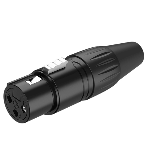 Roxtone RX3FP-BT 3-Pin Female XLR Cable Connector with Black Shell - 28553325