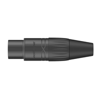 Roxtone RX3FP-BT 3-Pin Female XLR Cable Connector with Black Shell - 28553325
