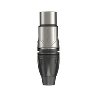 Roxtone RX5F - NT 5 - Pole XLR Female Inline Cable Connector (Nickel Shell / Tin Contacts) - 6974700879430