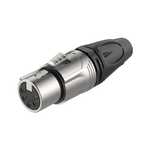 Roxtone RX5F - NT 5 - Pole XLR Female Inline Cable Connector (Nickel Shell / Tin Contacts) - 6974700879430