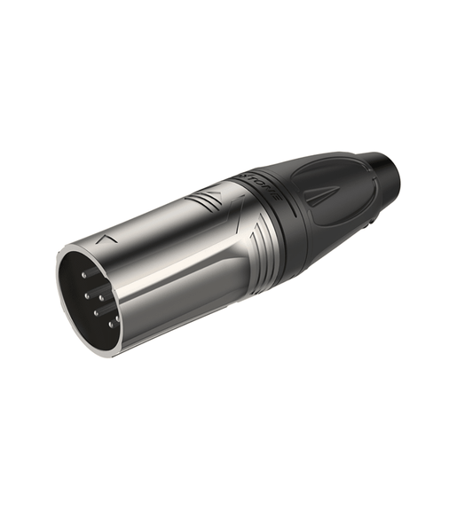 Roxtone RX5M-NT 5-Pin Male XLR Cable Connector with Nickel Shell - 6974700879447