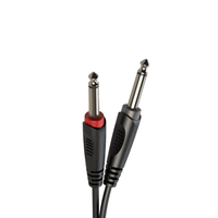 Roxtone SAYC130L2 3.5mm Stereo Jack to 2 x 6.35mm Mono Jack Audio Cable (2 Meters) - 