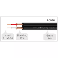 Roxtone SAYC190L3 3.5mm Stereo TRS to 2 x 3 - Pin XLR Male Audio Cable (3 Meters) - 