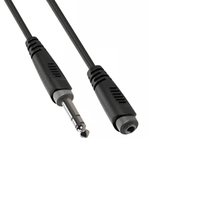 Roxtone SAYC190L3 3.5mm Stereo TRS to 2 x 3 - Pin XLR Male Audio Cable (3 Meters) - 