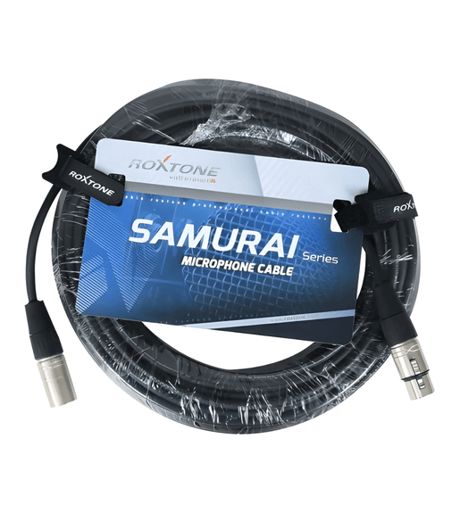 Roxtone SMXX200L15 Samurai Series XLR Male to XLR Female Cable 15 Meters - 6975165354616