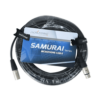 Roxtone SMXX200L15 Samurai Series XLR Male to XLR Female Cable 15 Meters - 6975165354616