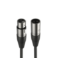 Roxtone SMXX200L15 Samurai Series XLR Male to XLR Female Cable 15 Meters - 6975165354616