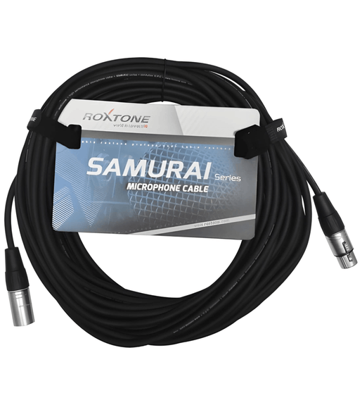 Roxtone SMXX200L20 Samurai Series XLR Male to XLR Female Cable 20M - 6974435410922