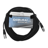Roxtone SMXX200L20 Samurai Series XLR Male to XLR Female Cable 20M - 6974435410922