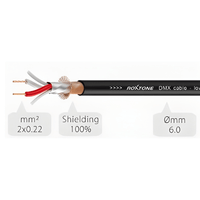 Roxtone SMXX200L20 Samurai Series XLR Male to XLR Female Cable 20M - 6974435410922